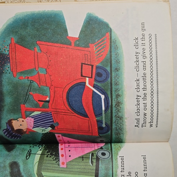 Vintage Little Golden Book "The Train To Timbuctoo" 1979 Good Used Condition - Picture 8 of 16